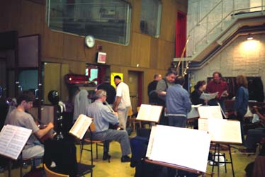 in the rehearsal hall of RTV Slovenija