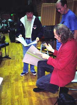 rehearsal hall, with Michiyoshi Inoue