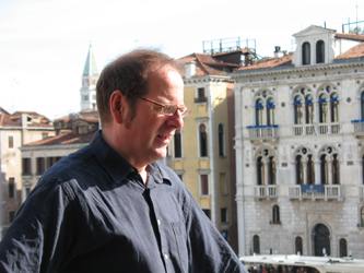 On the terrace of the Palazzo Barbarigo della Terrazza